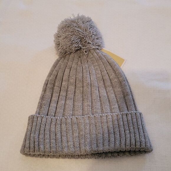 MICHAEL Kors Gray Beanie Winter Hat NWT